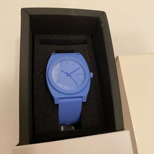 Nixon Time Teller P Watch in Blue/Periwinkle. NWT new in box. Unisex.